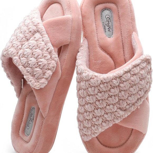 Shoes - Women's Orthotic Slippers Memory Foam Arch Support Indoor Outdoor House Shoes